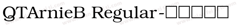 QTArnieB Regular字体转换